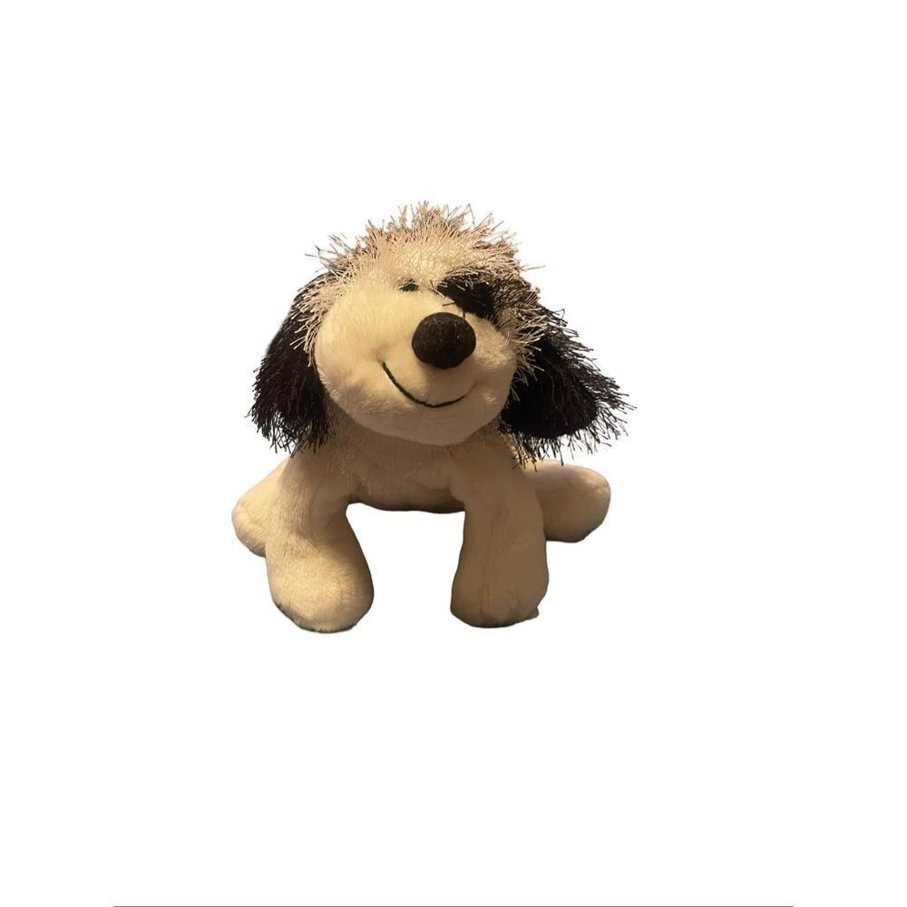 GANZ Kids Black & White Webkinz Lil'Kinz Cheeky Dog Plush Stuffed Animal Toy OS